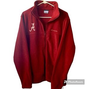 Columbia Alabama Collegiate Fleece Zip-Up Jacket size Large​